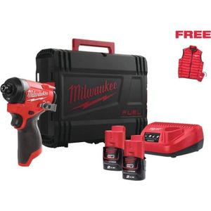 Milwaukee . IMPACT DRIVER. M12FID2MC-202X + SLEEVELESS