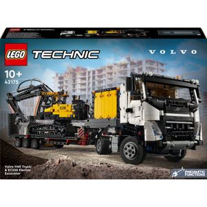 LEGO Technic - Volvo FMX truck & EC230 elektrische graa