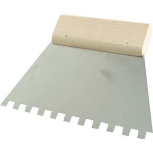 Mega Stainless spatula 180mm tooth 10x10mm 61788