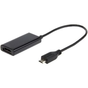 Gembird adapter MHL -> HDMI(F)+MICRO USB(BF)(5pin)smartphone to TV HD+power supply