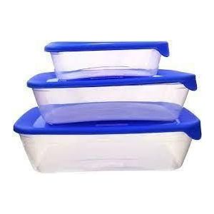 CURVER/KETER Fresh&Go container set blauw 3pcs (182598)