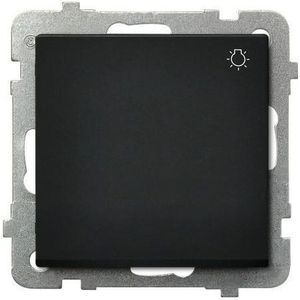 Ospel knop licht Sonata 10AX IP20 zwart metalik (ŁP-5R/m/33)