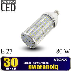 Nvox bulb e27 led corn 80w metal 3000k heat