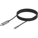Conceptronic ABBY10G video kabel adapter 2 m USB Type-C HDMI Grijs