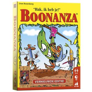 999 Games Boonanza: Het communicatieve kaartspel voor 3-5 spelers vanaf 12 jaar