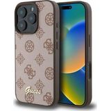 GUESS Etui GUHMP16LPGPYSW Apple iPhone 16 Pro hardcase Peony Script MagSafe bruin