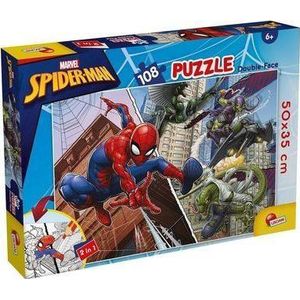 Lisciani Marvel Spiderman vloer Dwustronne 108el 99702