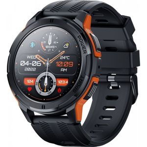 OUKITEL Smartwatch BT10 (BT10-OE/OL) Zwart, Oranje