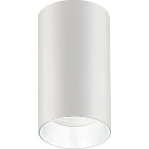 Maclean lamp plafond Oprawa natynkowa / tube , punktowa, okrągła, aluminium, GU10, 55x100mm, kleur wit/goud, MCE458 W/G