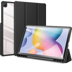 Dux Ducis tablet hoes Toby pancerne etui met klapką Smart Case voor Samsung Galaxy Tab S6 Lite met handvat na rysik zwart