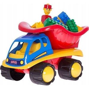 Teka auto kiepwagen met blokken