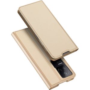 Dux Ducis Skin Pro holster case cover met Xiaomi Poco F4 5G golden flap