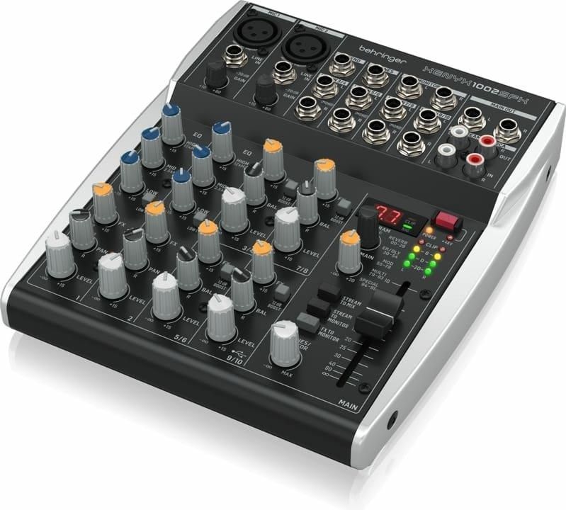 Behringer XENYX 1002SFX mixer audio