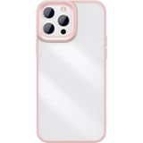 Baseus Crystal Transparent Case voor iPhone 13 Pro Max (roze)