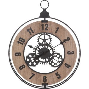 Atmosphera stylish klok horloge ŚCIENNY metaal MDF Loft 57 cm