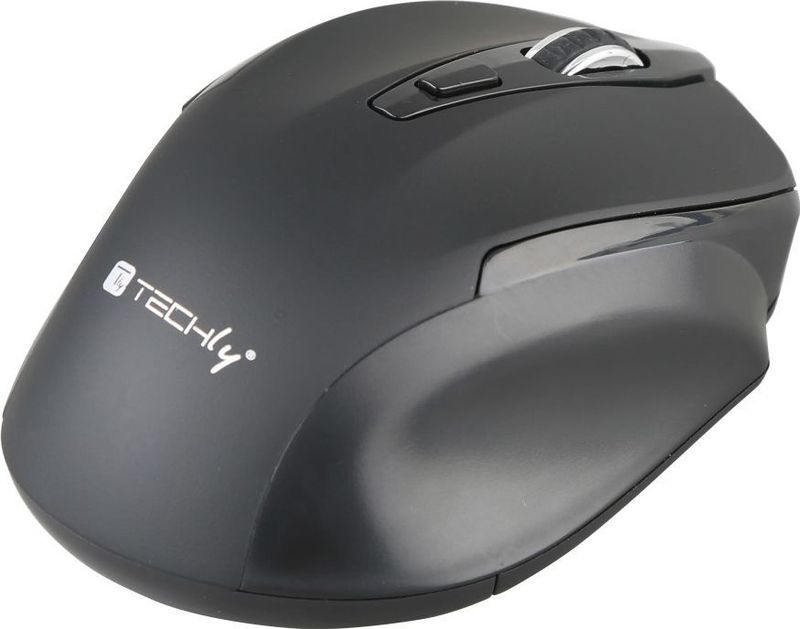 Techly IM 102-WBK muis Kantoor Rechtshandig RF Draadloos Optisch 1600 DPI