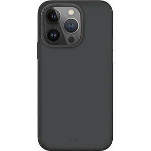 Uniq etui Lino Hue iPhone 14 Pro Max 6,7 inch Magclick Charging grijs/charcoal grijs