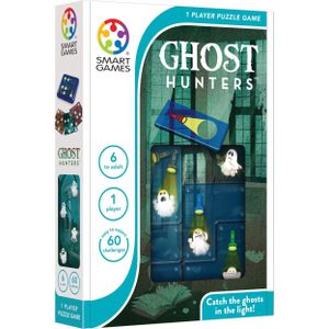 SmartGames Ghost Hunters - Spannend gezelschapsspel voor jong en oud met 60 opdrachten