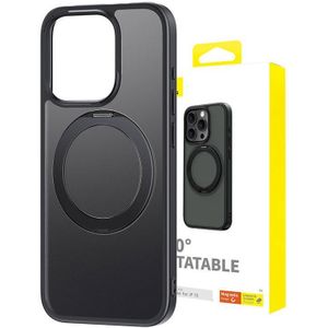 Baseus Magnetic Phone Case voor iPhone 15 CyberLoop Series (zwart)