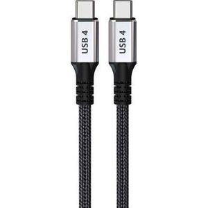 TB Kabel USB Thunderbolt - Thunderbolt 2 m zwart-zilver (AKTBXIACCTB200B)