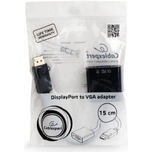 Gembird DisplayPort naar VGA adapterkabel 15 cm, *DPM, *VGAF