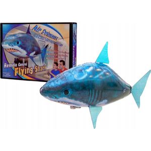 LEANToys Zdalnie Sterowana Ryba R/C haai blauw vliegend Balon