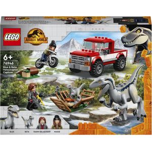 LEGO Jurassic 76946 blauw & Beta Velociraptorvangst