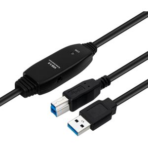 MICROCONNECT Kabel USB Active USB 3.2 Gen 1 A-B 10m