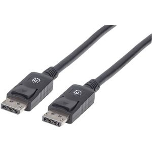 Manhattan 393799 DisplayPort kabel 2 m Zwart