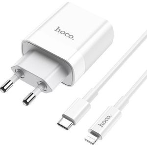 Hoco HOCO C80A NETWORK CHARGER PD20W/QC30 + LIGHTNING CABLE wit