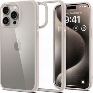Spigen Ultra Hybrid voor iPhone 15 Pro tytanowy