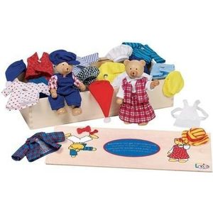Goki Poppenhuis Berenpopjes + Kleding