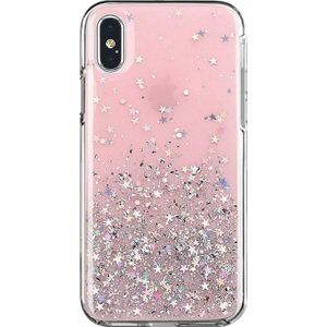Wozinsky Star Glitter shiny case case met glitter iPhone 12 Pro Max roze