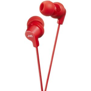 JVC inner ear headphones rood hafx10re