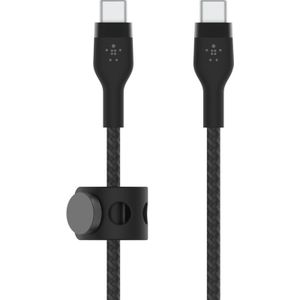 Belkin Boost-Up Charge - Telefoniekabel -  Braided  USB-C to USB-C 2.0 - 1m - Zwart