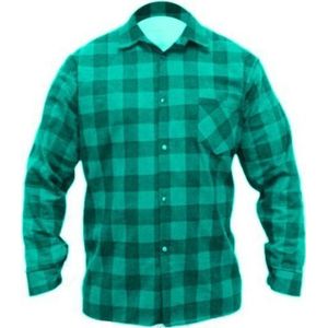 Dedra koszula flanelowa groen, maat XXL, 100% bawełna (BH51F4-XXL)
