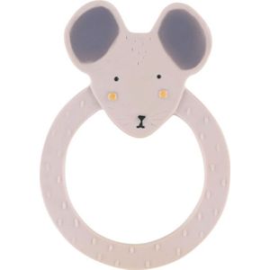 TRIXIE Natural Rubber Rond Bijtring Mrs. Mouse Roze