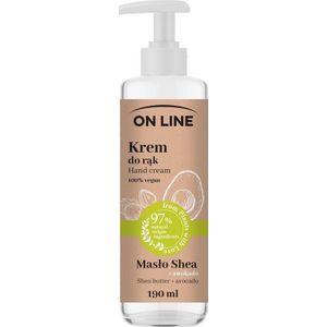 On Line From Plants met Love crème voor handen boter Shea en Awokado 190ml