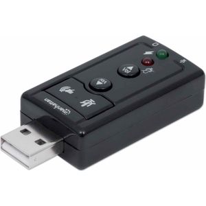 Manhattan 152341 geluidskaart 7.1 kanalen USB