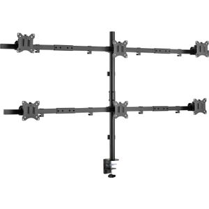 Equip 17“-32” Full Motion zesvoudige Monitorarm zwart