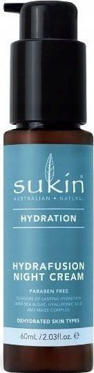 Sukin Hydration crème na nacht met complex met alg morskich en kwasem hialuronowym 60ml