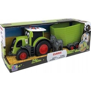 MALIK tractor Claas met aanhangwagen voor konia Happy People