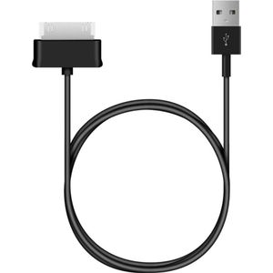 Techly 1.2m USB - Samsung 30-p mobiele telefoonkabel Zwart 1,2 m USB A Samsung 30-pin