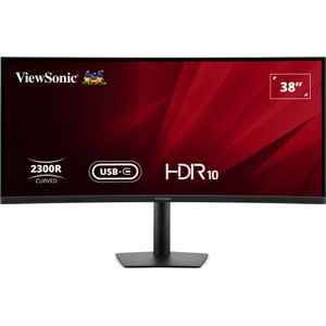 ViewSonic VA3820C LED display 96,5 cm (38 inch) 3840 x 1600 Pixels Wide Quad HD+ Zwart