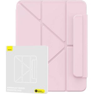 Baseus Magnetic Case Minimalist voor Pad 10.2″ (2019/2020/2021) (baby roze)