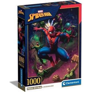 Clementoni Marvel Spiderman Legpuzzel 1000 stuk(s) Televisie/films