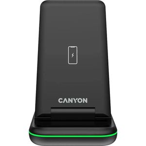 Canyon Lader draadloos Dock 3in1 QI voor Apple 15W zwart retail