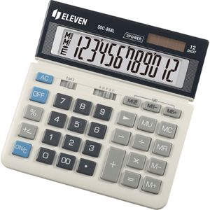 Eleven rekenmachine rekenmachine SDC868L, zwart-wit, bureau, 12 miejsc