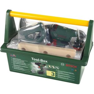 Klein Bosch speelgoed gereedschapskist met accuboormachi - Speelgoed