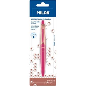 Milan balpen Capsule Copper roze blauw